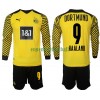 Maillot à Manches Longues Borussia Dortmund Haaland 9 Domicile 2021-22 Pour Enfant